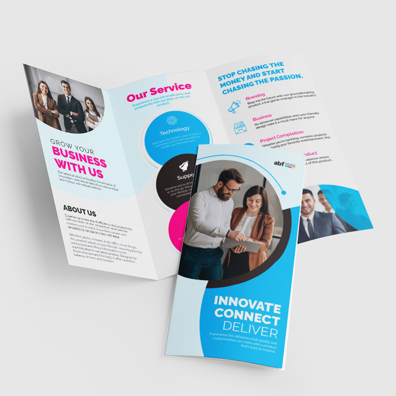 Brochures Elegant Tri-fold Brochure Design