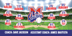 Baseball Sports Banner - Brad Test