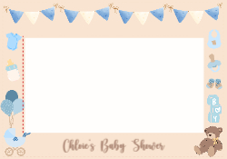 BABY SHOWER BOY - HORIZONTAL 2
