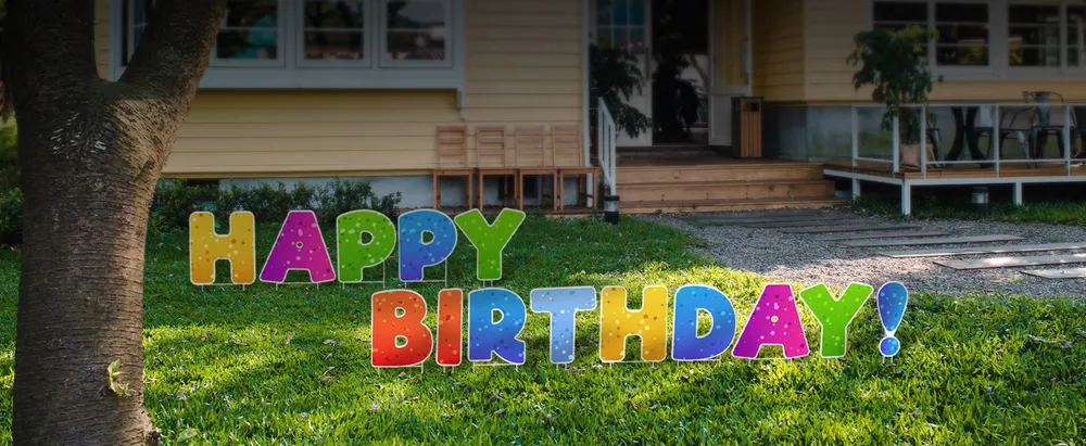 Yard Letters HBDB