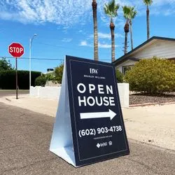 A Frame Sign 24 X 36 Open House Sample 1 - Arizona Business Forms