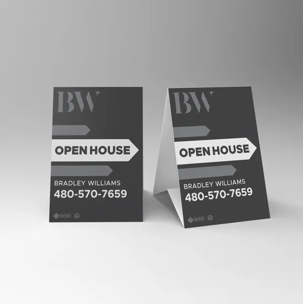 A Frame Sign 24 X 36 Open House Sample 2 - Arizona Business Forms