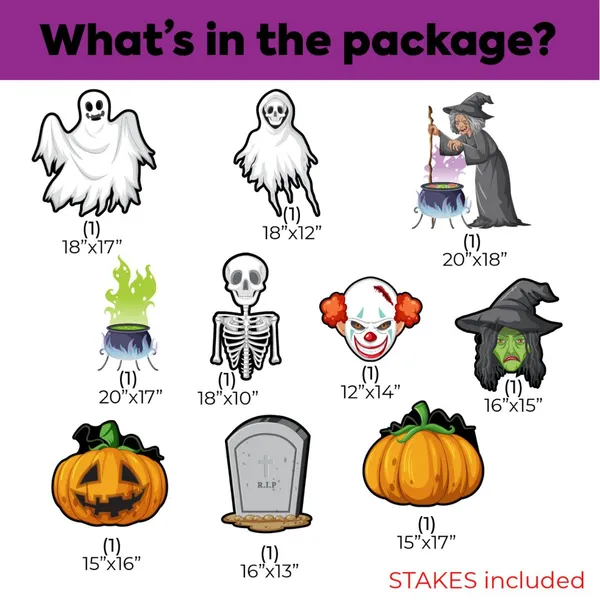 Halloween Witches Yard Props 2