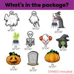 Halloween Witches Yard Props 2