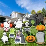 Halloween Witches Yard Props 1