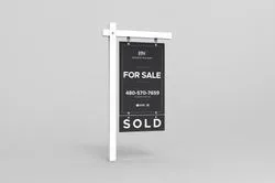 Metal Real Estate Sign Front- ABF Printing & Marketing