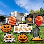 Halloween Pumpkin Yard Props 1