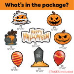 Halloween Pumpkin Yard Props 2