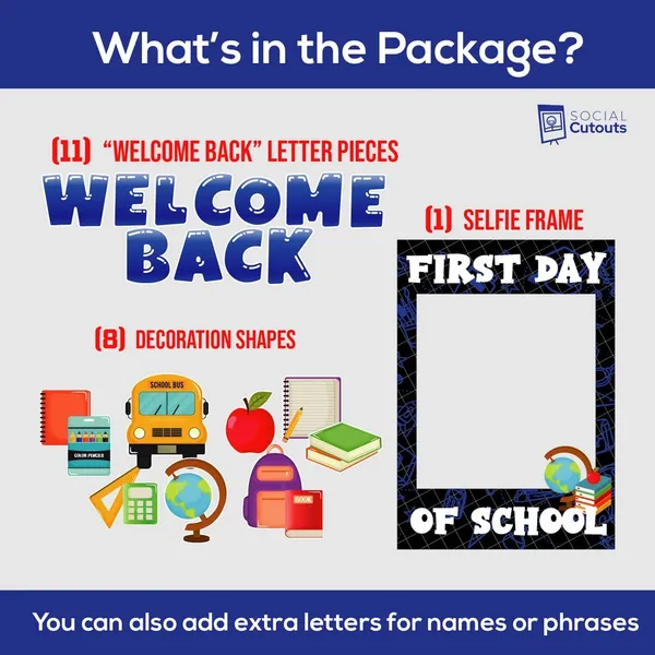 Back To School Yard Letters 3