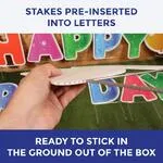 Bubble Happy Birthday Yard Letters 3