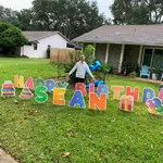 Bubble Happy Birthday Yard Letters 6