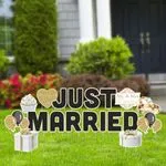 Just Married Yard Letters & Props 1
