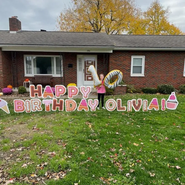 Pastry Birthday Lawn Letters 6
