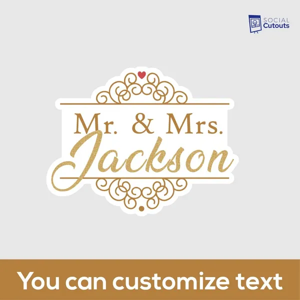 Just Married Yard Letters & Props 4