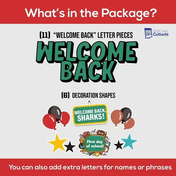 Welcome Back To School Yard Letters 2