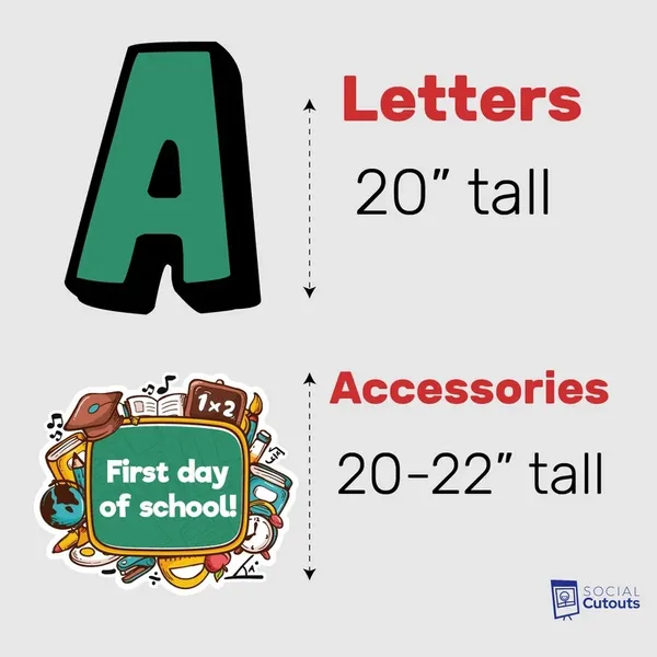 Welcome Back To School Yard Letters 3
