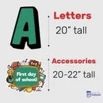 Welcome Back To School Yard Letters 3