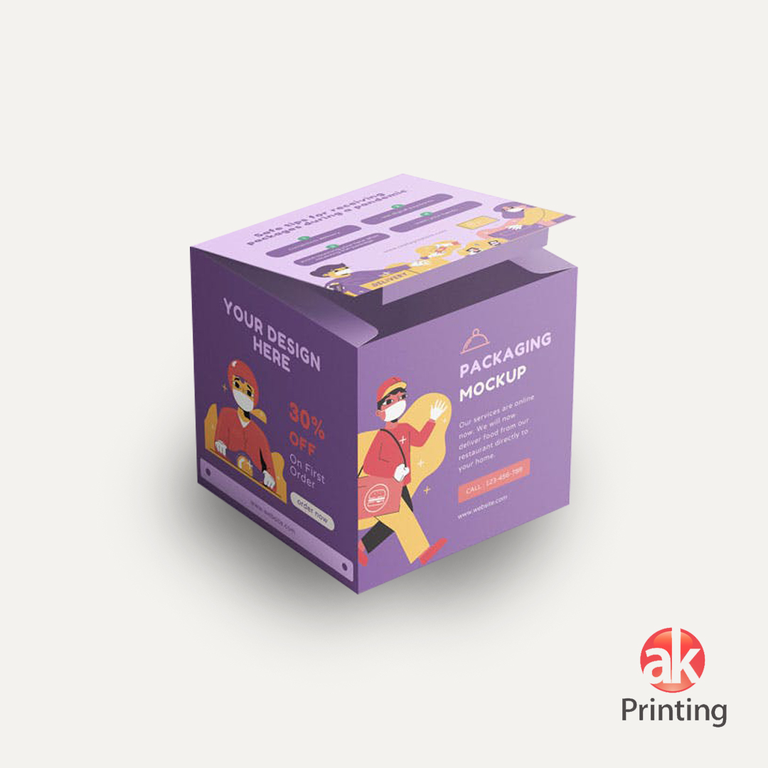 Custom Cube Box Printing