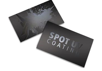 Business Cards - 16pt Dull Cover w/ Spot UV