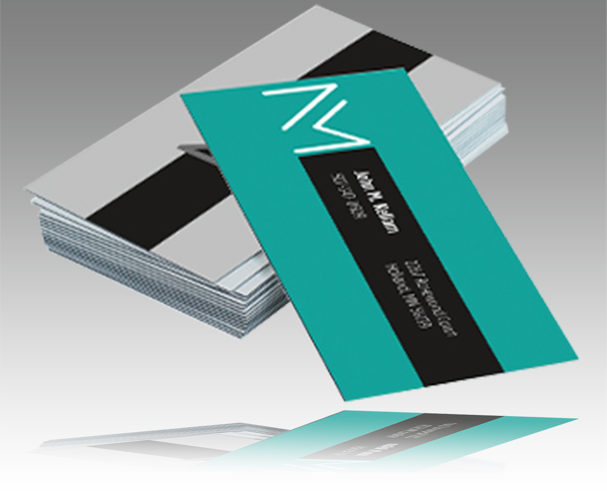 Business Cards - 24pt / 38pt Trilayer - Triple Layer Stock 1