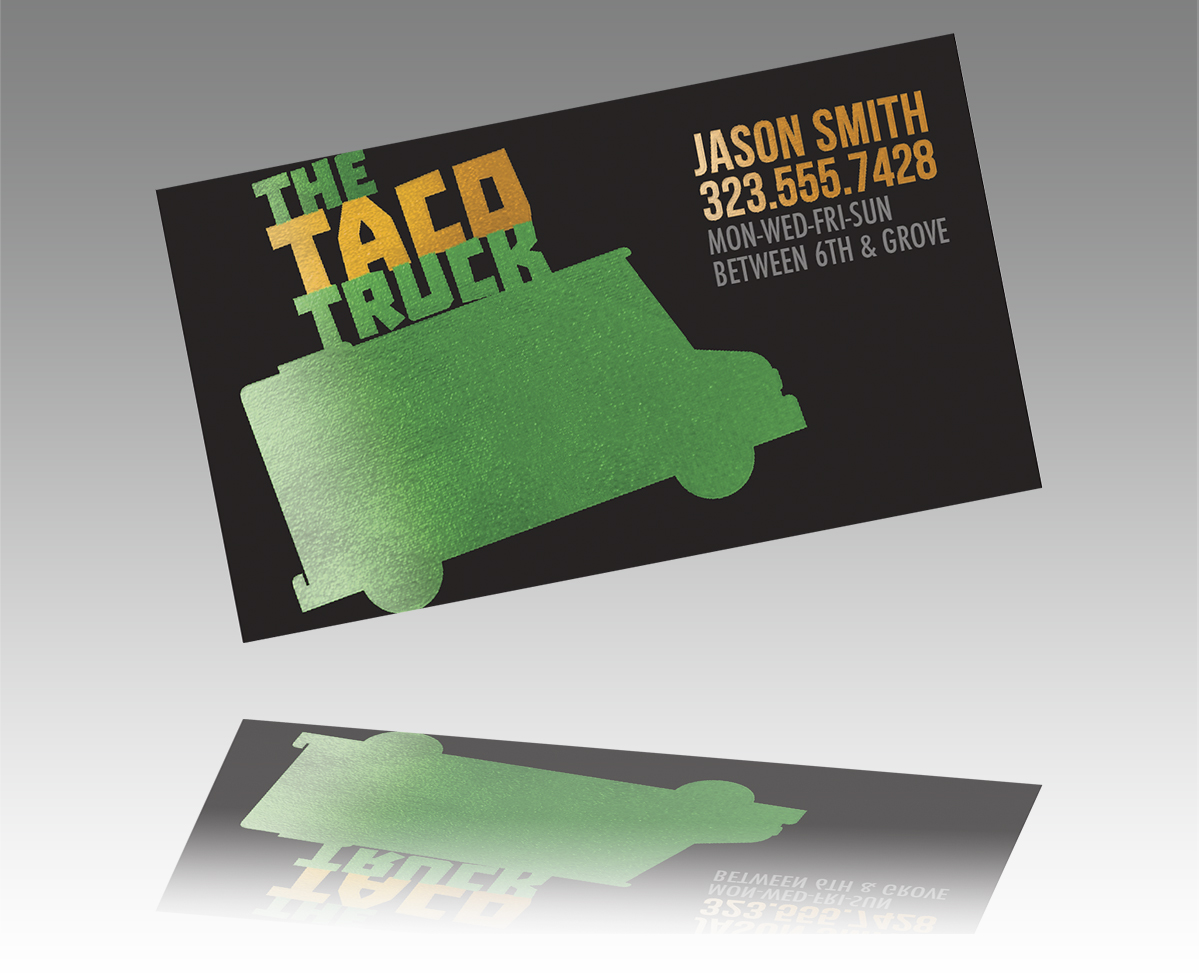 Business Cards - 16pt Dull Cover with Akuafoil 2