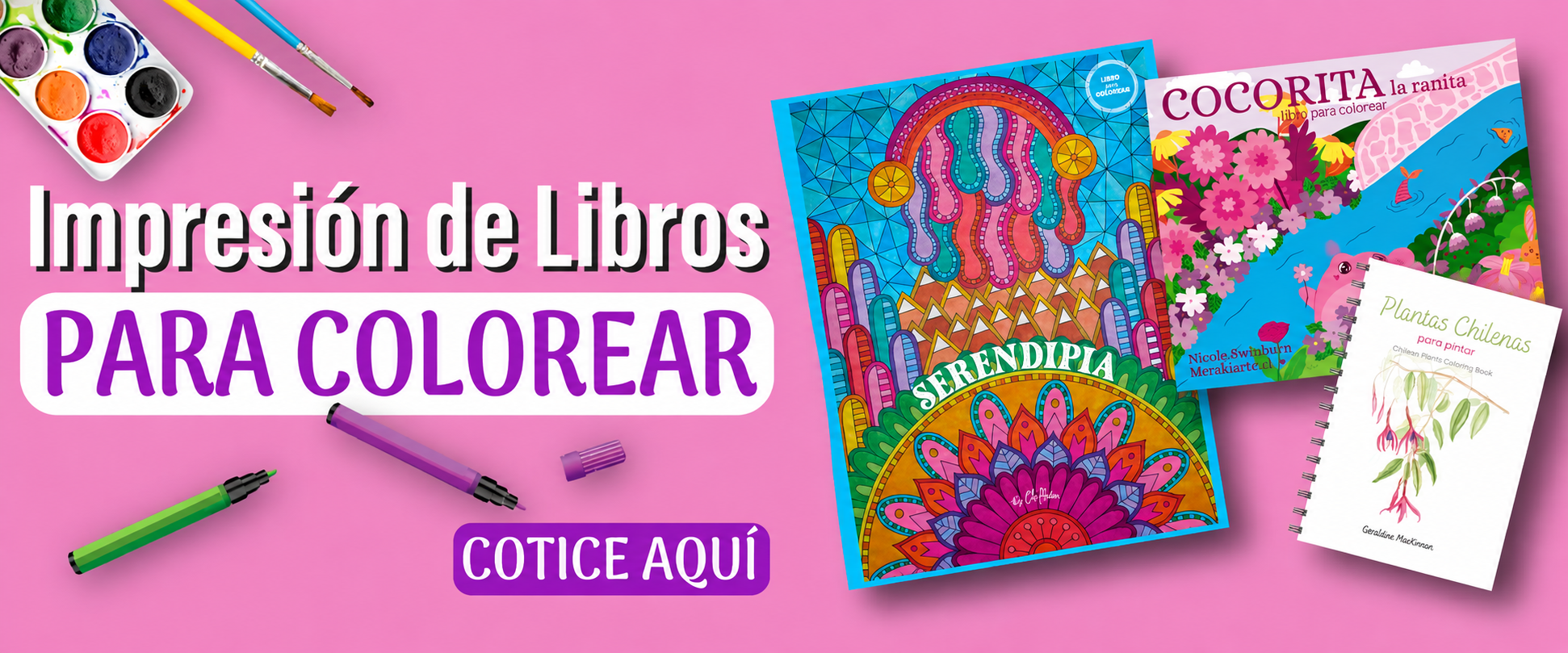 IMPRESION DE LIBROS PARA COLOREAR