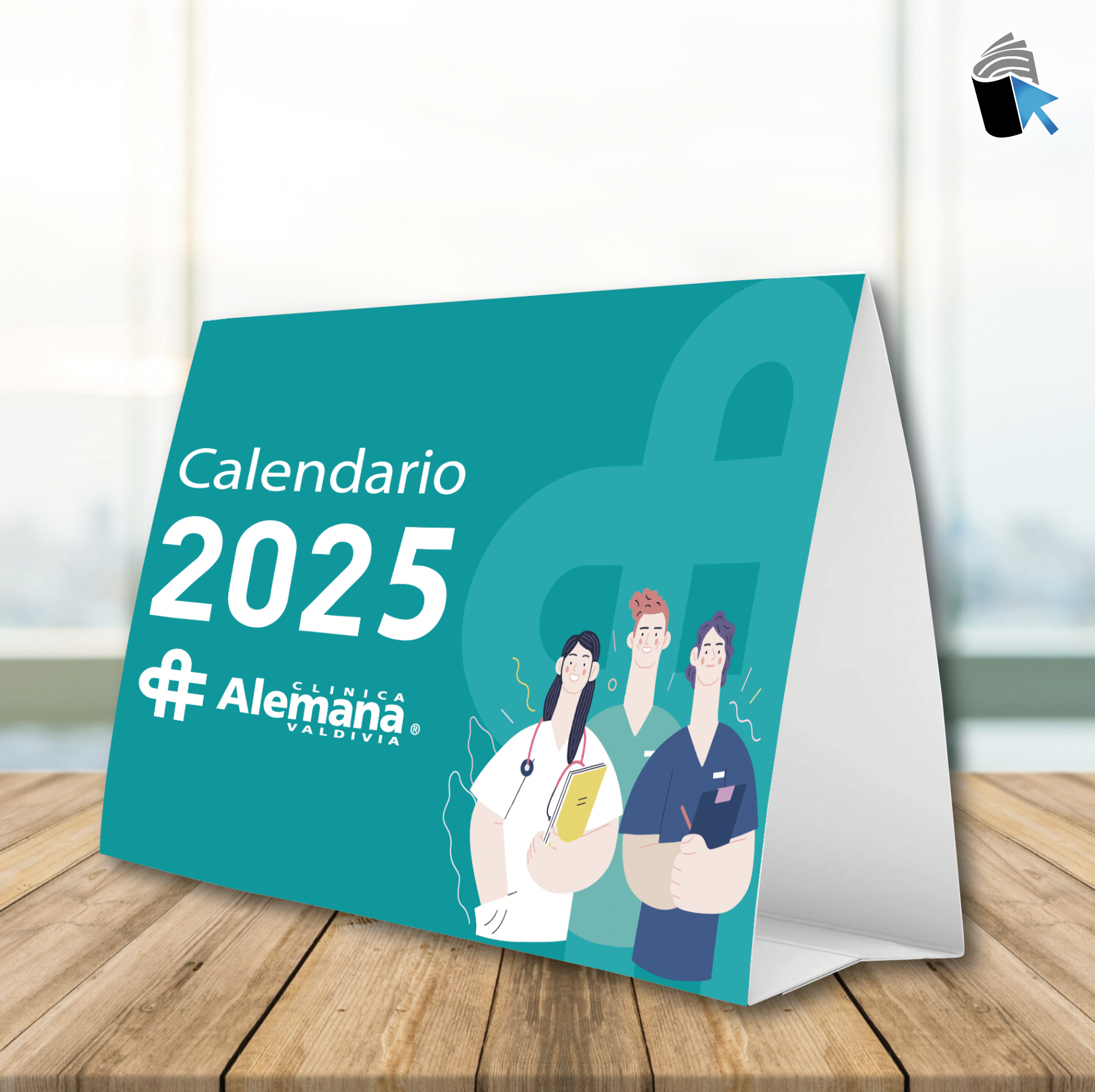 CALENDARIO ESCRITORIO TRIANGULAR