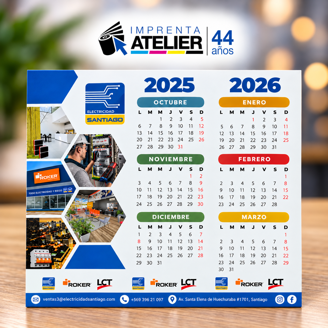 CALENDARIO ESCRITORIO 7RIANGULAR