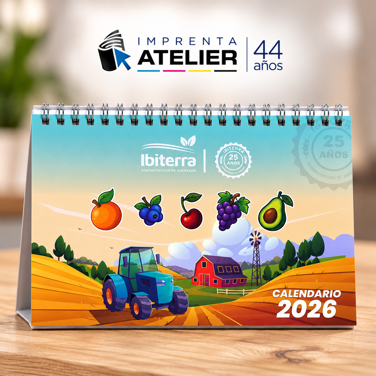 Calendario Escritorio 2026