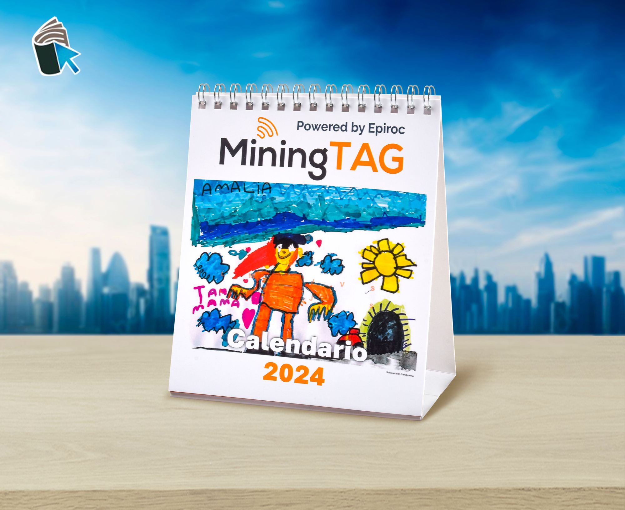 CALENDARIO ESCRITORIO - 7 o 13 LAMINAS 14