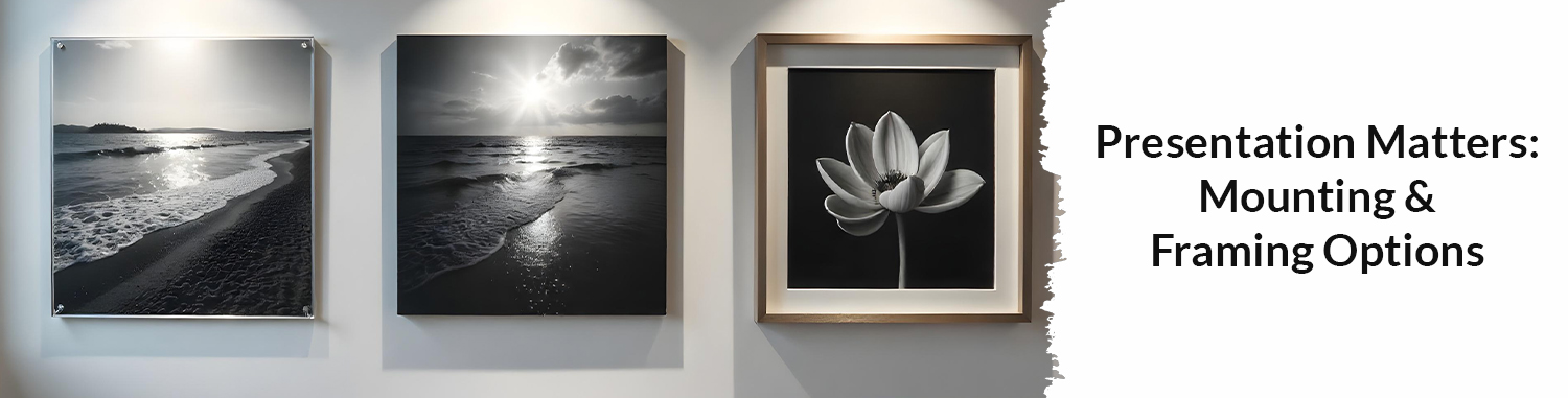 Presentation Matters: Mounting & Framing Options 