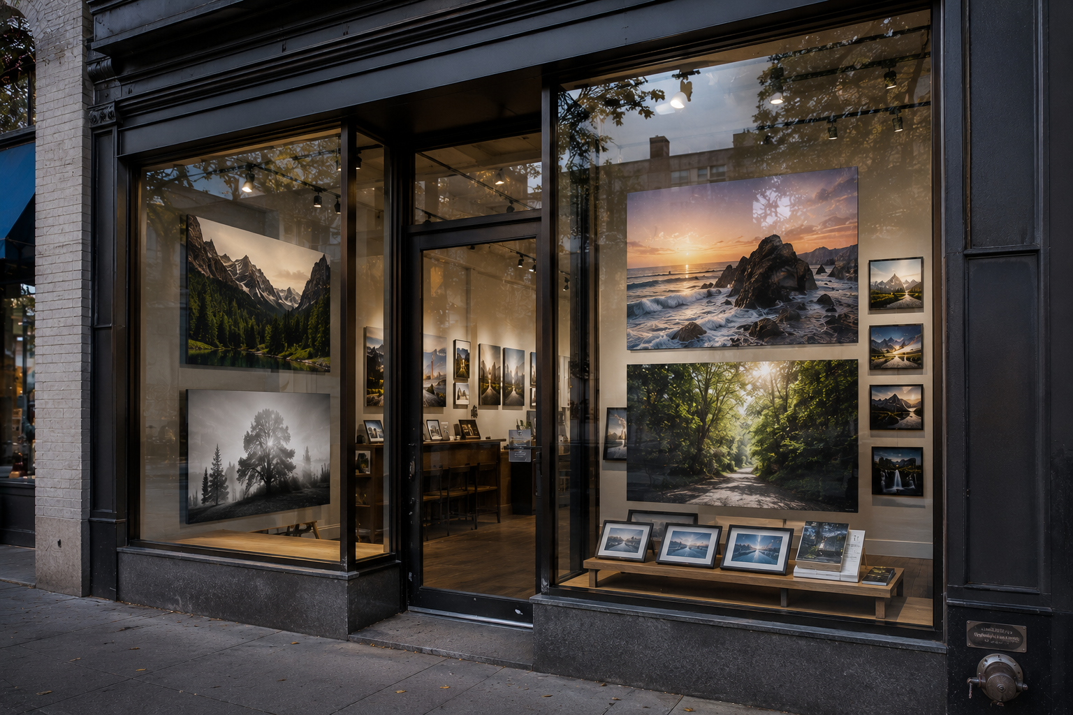 Storefront signage