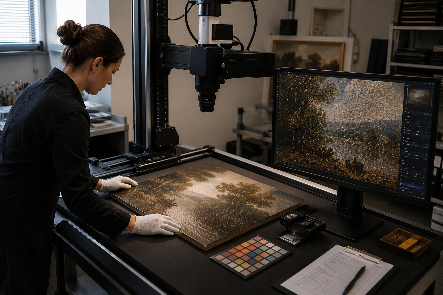 Fine art scanning process
