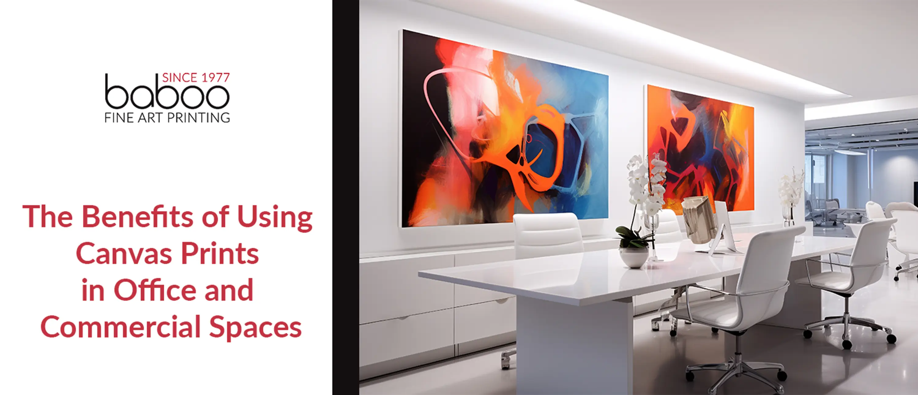 The Benefits of Using Canvas Prints in Office and Commercial Spaces
