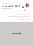 Baby Announcement Stars 2