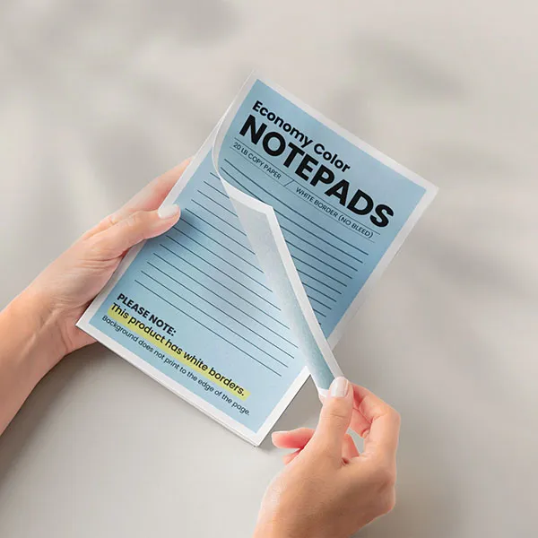 Economy Color Notepads