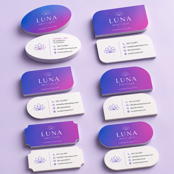 Die Cut Business Cards