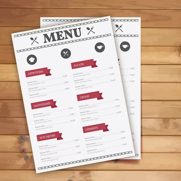 Menus