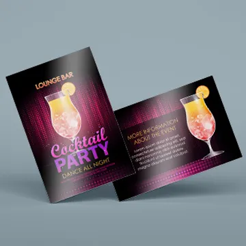 Cheap 16 point glossy postcard