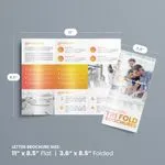 Tri-fold color flyers