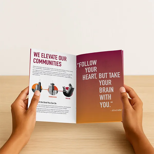 Uncoated or Matte Paper Booklets