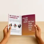 Uncoated or Matte Paper Booklets