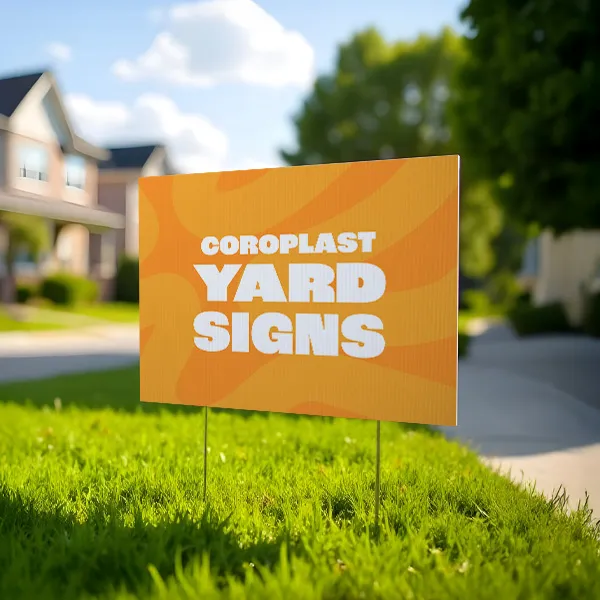 Coroplast Yard Sign