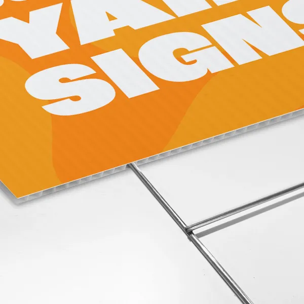 Cheap coroplast Yard Sign