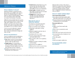 Alzheimer's Disease (HH)