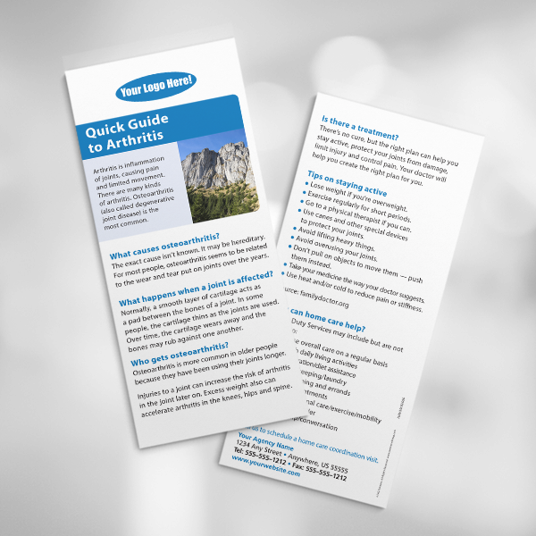 Arthritis Rack Card (PD)