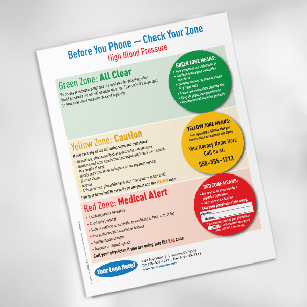 High Blood Pressure Zone Flyer (HH)