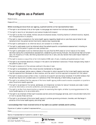 Patient Rights (HH)