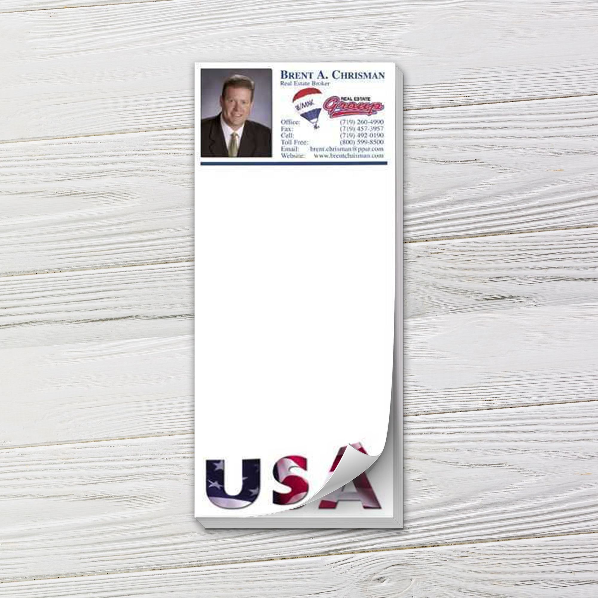 Custom Notepads | USA Theme | Captain Notepad
