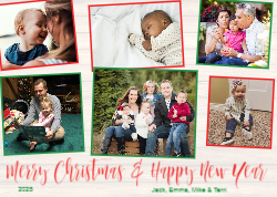 Merry Christmas- Happy New Year Front